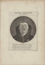 Unbekannter Künstler - Die als Mönch verkleidete Madame de Maintenon 