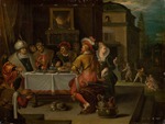 Francken, Frans, der Jüngere - Das Gleichnis vom reichen Prasser und armen Lazarus