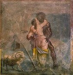 Römisch-pompejanische Wandmalerei - Galatea und Polyphem