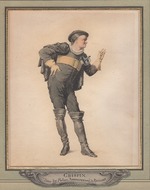 Geffroy, Edmond Aimé Florentin - Crispin im Les Folies amoureuses von Jean-François Regnard