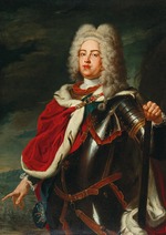 Mányoki, Adam - Porträt von Friedrich August II., Kurfürst von Sachsen und künftiger König August III. von Polen (1696-1763), als Kronprinz