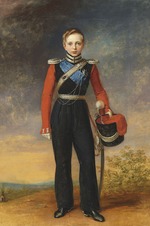 Dawe, George - Porträt des Kronprinzen Alexander Nikolajewitsch (1818-1881)