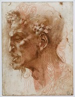 Buonarroti, Michelangelo - Kopf eines Satyrs