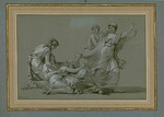 Peyron, Jean-François-Pierre - Jünglinge und Jungfrauen von Athen werden dem Minotaurus geopfert