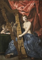 Lanfranco, Giovanni - Harfe spielende Venus