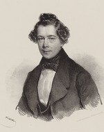 Kriehuber, Josef - Porträt von Komponist Joseph Lanner (1801-1843) 