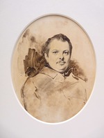 Devéria, Achille - Porträt von Honoré de Balzac (1799-1850)