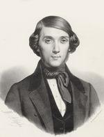 Alophe, Marie-Alexandre Menut - Porträt von Pianist und Komponist Jean-Henri Ravina (1818-1906) 