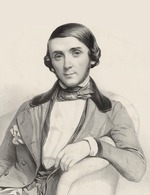 Alophe, Marie-Alexandre Menut - Porträt von Pianist und Komponist Jean-Henri Ravina (1818-1906) 