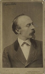Luckhardt, Fritz - Porträt von Komponist Hans von Bülow (1830-1894)