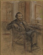 Pasternak, Leonid Ossipowitsch - Lew Tolstoi während der Arbeit an dem Roman Krieg und Frieden