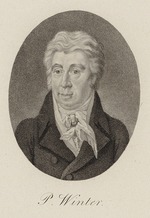 Unbekannter Künstler - Porträt von Komponist Peter von Winter (1754-1825) 