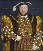Holbein, Hans, der Jüngere - Porträt von König Heinrich VIII. von England