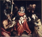 Lotto, Lorenzo - Die mystische Hochzeit der heiligen Katharina