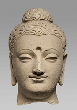 Zentralasiatische Kunst - Buddha-Kopf