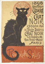 Steinlen, Théophile Alexandre - Réouverture du Cabaret du Chat Noir