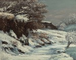 Courbet, Gustave - Effet de neige 