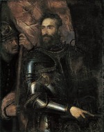 Tizian - Porträt von Pier Luigi Farnese (1503-1547) 