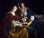 Gentileschi, Orazio - Judith und ihre Magd mit dem Haupt des Holofernes