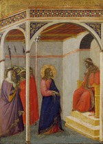 Lorenzetti, Pietro - Christus vor Pilatus