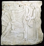 Römische Antike Kunst, Klassische Skulptur - Jason und Medea (Fragment eines Sarkophags)