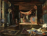 Fortuny y Madrazo, Mariano - Das Atelier des Malers im Palazzo Pesaro Orfei