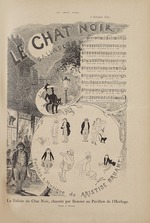 Steinlen, Théophile Alexandre - Die Geschichte des berühmten Kabaretts Le Chat Noir, Le Chat Noir Zeitschrift