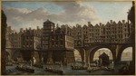 Raguenet, Nicolas-Jean-Baptiste - Das Stechturnier der Flussschiffer zwischen dem Pont Notre-Dame und dem Pont au Change in Paris