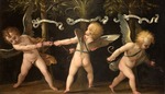 Bianchi, Isidoro - Allegorie mit geflügelten Cherubinen