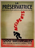Unbekannter Künstler - La Préservatrice compagnie d'assurances contre les accidents