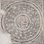 Klassische Antike Kunst - Bodenmosaik der Synagoge von Bova Marina
