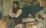 Degas, Edgar - Porträt von Diego Martelli