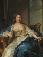 Nattier, Jean-Marc - Porträt von Prinzessin Caroline Charlotte von Hessen-Rheinfels-Rotenburg (1714-1741)