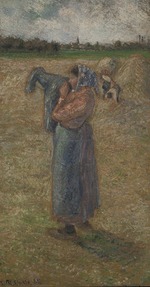 Pissarro, Camille - Femme aux champs 
