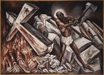 Orozco, José Clemente - Cristo destruye su cruz (Christus zerstört sein Kreuz)
