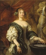 Baen, Jan de - Porträt einer jungen Dame am Brunnen