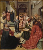 Meister von 1518 - Jesus zwischen den Schriftgelehrten