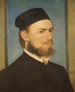Böcklin, Arnold - Porträt von Maler Franz von Lenbach 