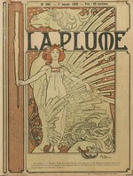 Mucha, Alfons Marie - Titelblatt La Plume Nr. 209