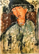 Modigliani, Amedeo - Porträt von Chaïm Soutine (1893-1943)