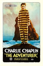 Unbekannter Künstler - Filmplakat Der Abenteurer (The Adventurer) von Charlie Chaplin