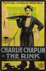 Unbekannter Künstler - Filmplakat Die Rollschuhbahn (The Rink) von Charlie Chaplin