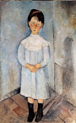 Modigliani, Amedeo - Fillette en bleu