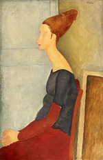 Modigliani, Amedeo - Jeanne Hébuterne au henné