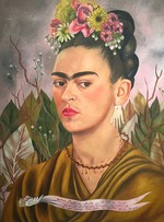 Kahlo, Frida -  Selbstbildnis, Dr. Eloesser gewidmet