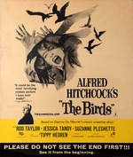 Unbekannter Künstler - Filmplakat Die Vögel von Alfred Hitchcock