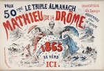 Unbekannter Künstler - Le Triple Almanach Mathieu de la Drôme