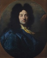 Rigaud, Hyacinthe François Honoré - Selbstbildnis (Autoportrait, dit au manteau bleu)