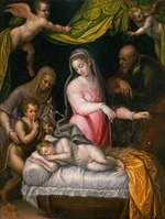 Fontana, Lavinia - Die Heilige Familie mit dem Johannesknaben und der heiligen Elisabeth