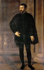 Tizian - Porträt von Diego Hurtado de Mendoza y Pacheco (1503-1575)